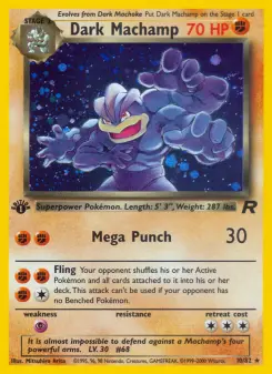 Dark Machamp 10 — Team Rocket