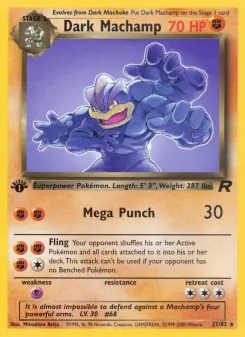 Dark Machamp 27 — Team Rocket