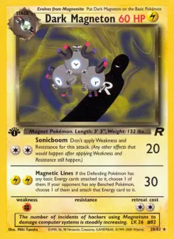 Dark Magneton — Team Rocket #28