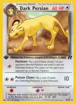Dark Persian — Team Rocket #42