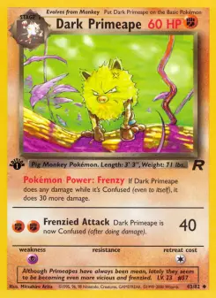 Dark Primeape — Team Rocket #43