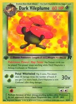 Dark Vileplume 30 — Team Rocket