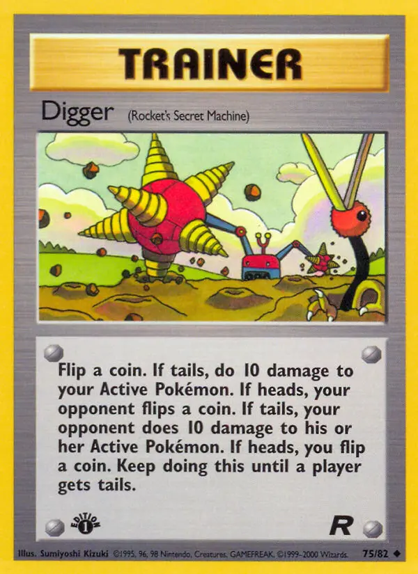 Digger 75 — Team Rocket 75, 1st Edition finish