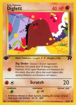 Diglett — Team Rocket #52