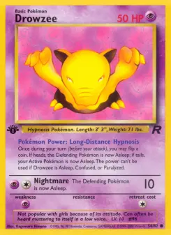Drowzee — Team Rocket #54