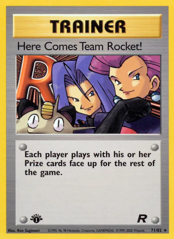 Here Comes Team Rocket! 71 — Team Rocket 71, 1st Edition finish