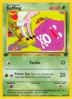 Koffing — Team Rocket #58