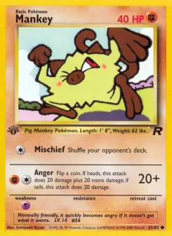 Mankey — Team Rocket #61
