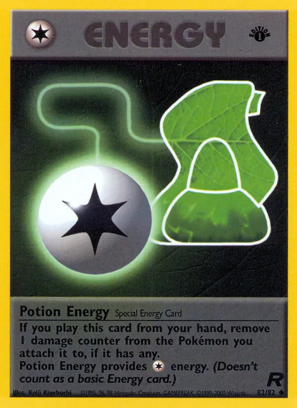 Potion Energy 82 — Team Rocket 82, 1st Edition finish
