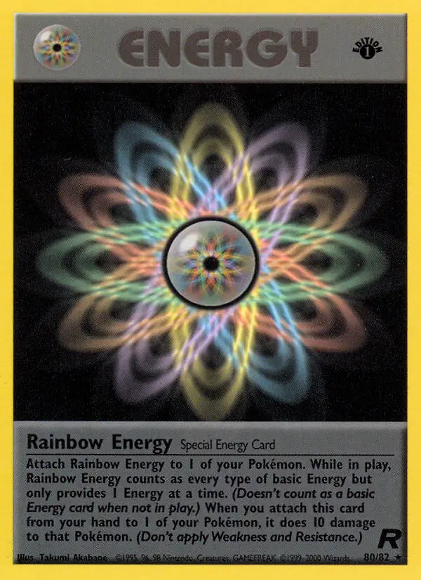 Rainbow Energy 80 — Team Rocket 80, 1st Edition finish