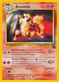 Arcanine — Wizards Black Star Promos #6