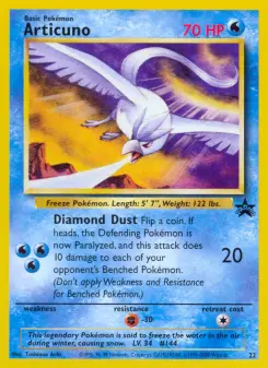 Articuno 22 — Wizards Black Star Promos