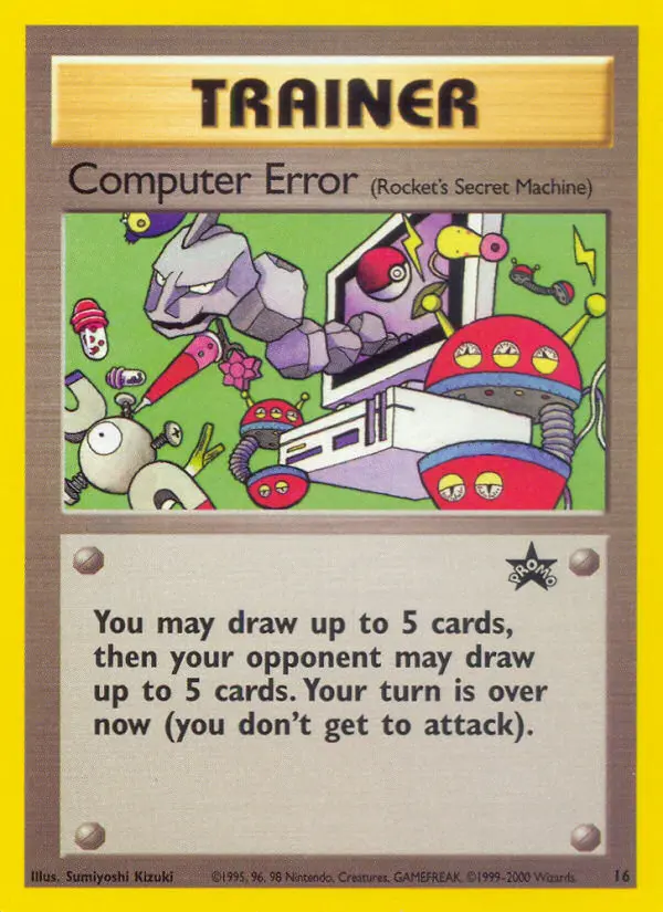 Computer Error 16 — Wizards Black Star Promos 16, Normal finish