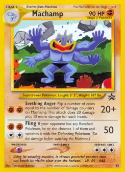 Machamp 43 — Wizards Black Star Promos