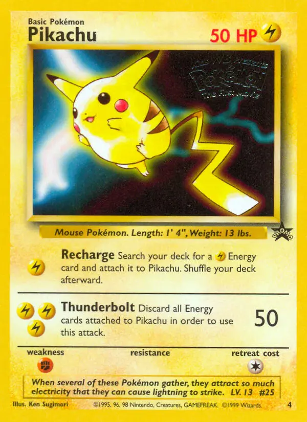 Pikachu 4 — McDonald's Collection 2018 4, Holofoil finish