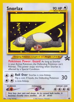 Snorlax — Wizards Black Star Promos 49