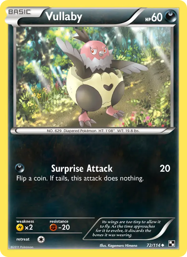 Vullaby 72 card from Black & White