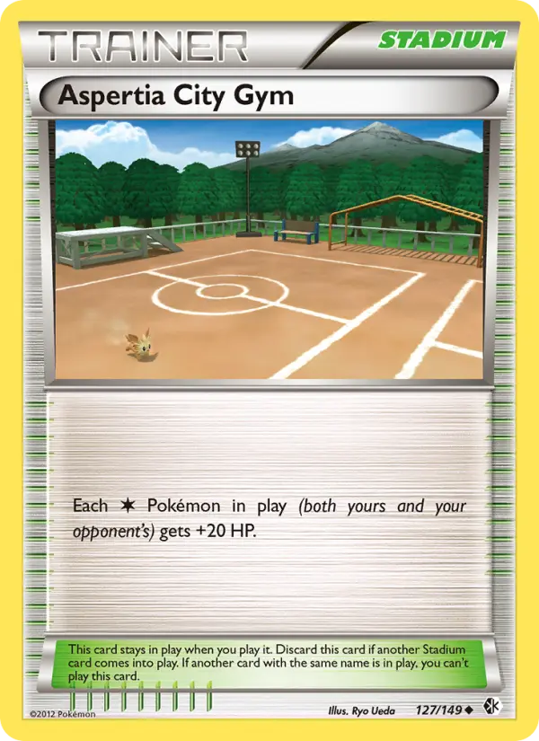 Aspertia City Gym 127 — Boundaries Crossed 127, Normal finish