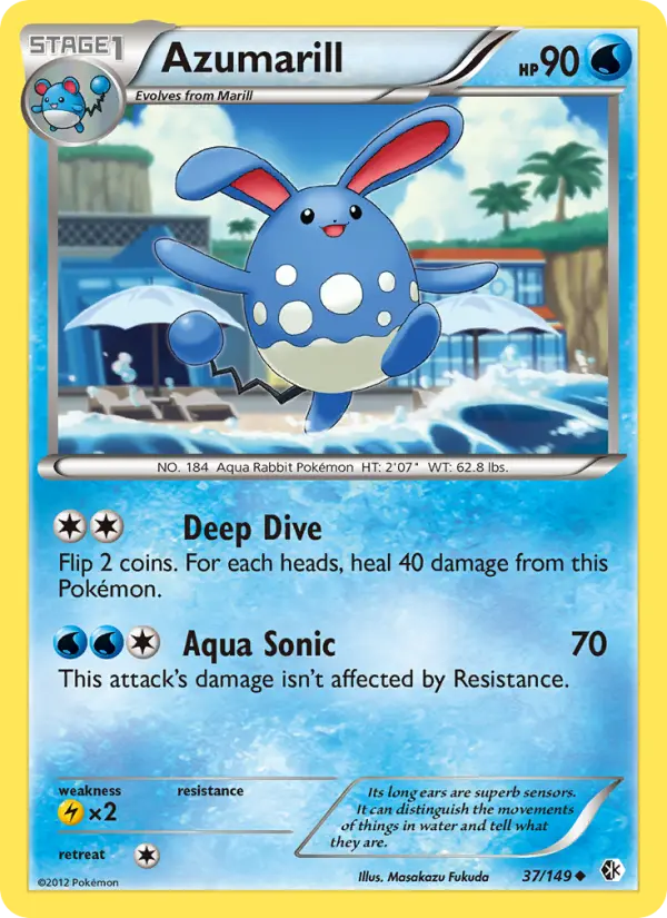 Azumarill 37 — Boundaries Crossed 37, Normal finish