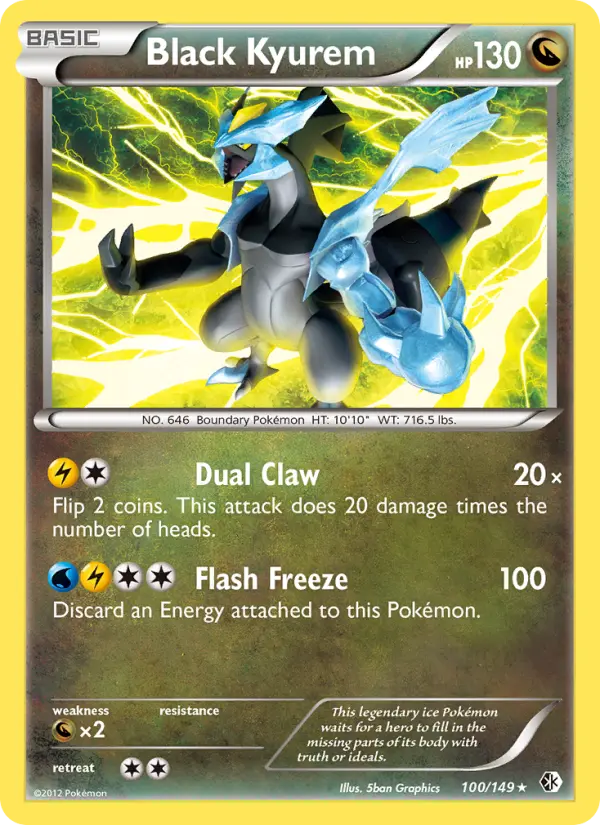 Black Kyurem 100 — Boundaries Crossed 100, Normal finish