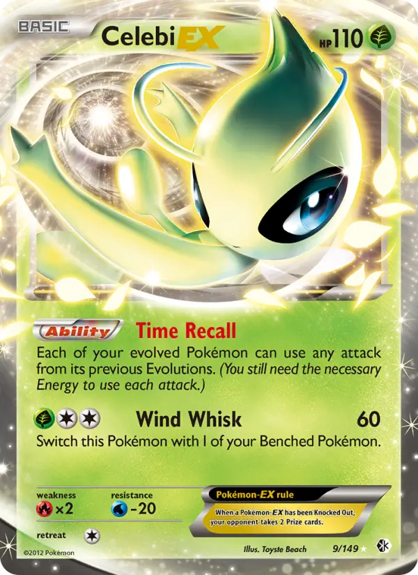 Celebi-EX 9 — Boundaries Crossed 9, Holofoil finish