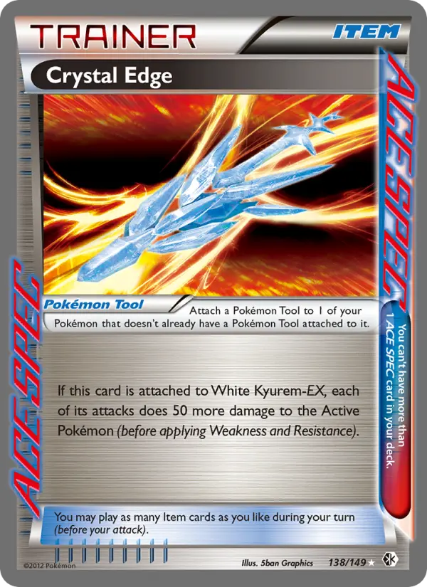 Crystal Edge 138 — Boundaries Crossed 138, Holofoil finish