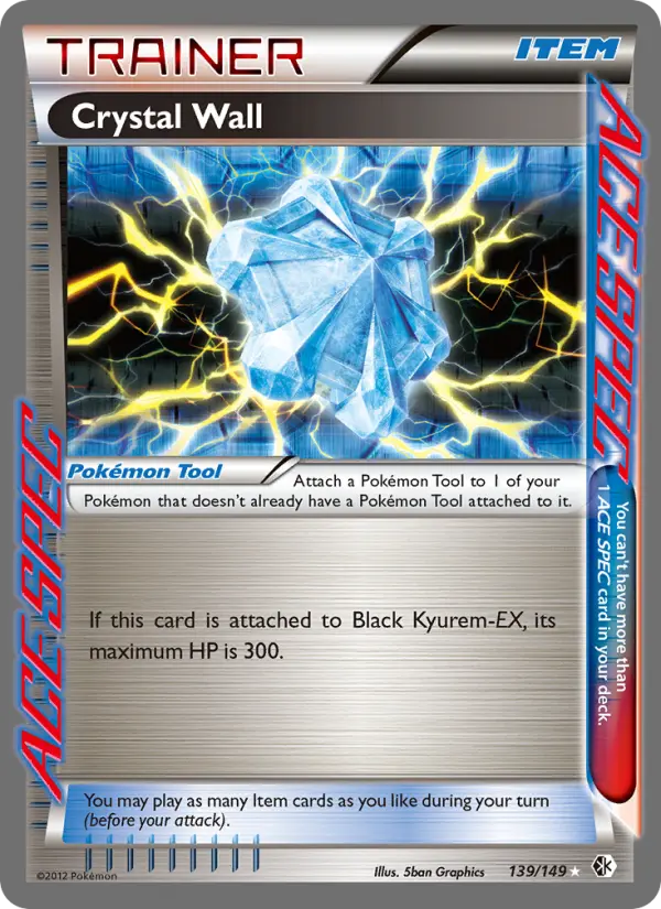 Crystal Wall 139 — Boundaries Crossed 139, Holofoil finish