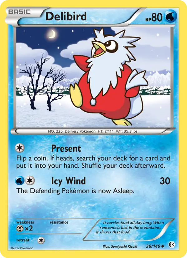 Delibird 38 card from Boundaries Crossed
