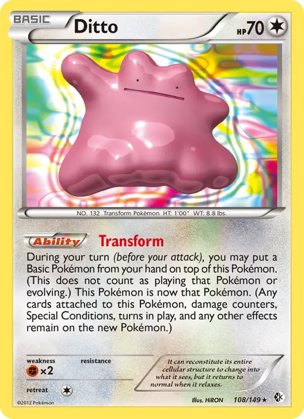 Ditto 108 — Boundaries Crossed 108, Holofoil finish