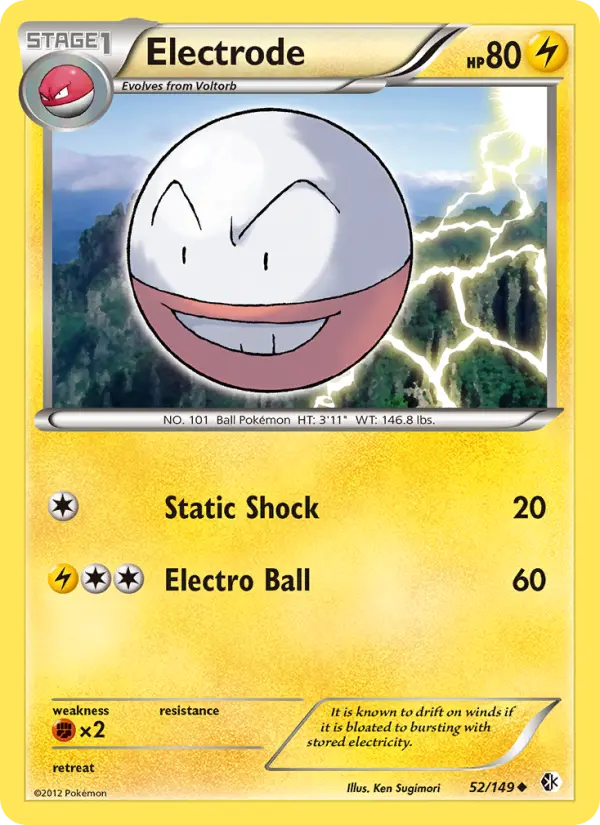 Electrode 52 card from Boundaries Crossed