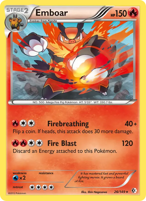 Emboar 26 — Boundaries Crossed 26, Holofoil finish