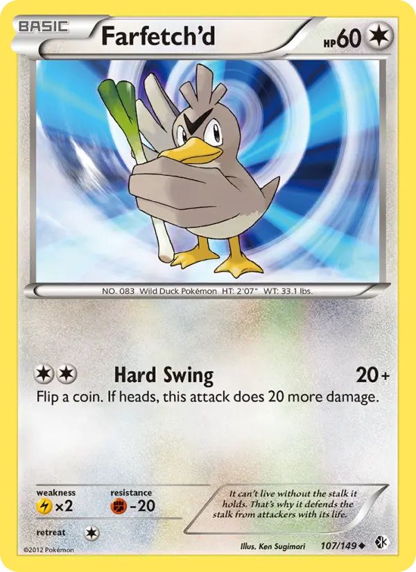 Farfetch'd 107 — Boundaries Crossed 107, Normal finish