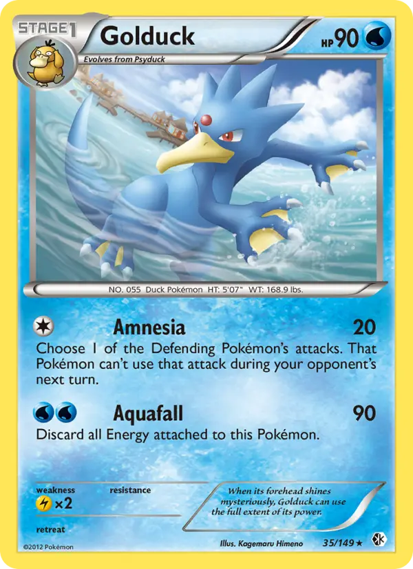 Golduck 35 card from Boundaries Crossed