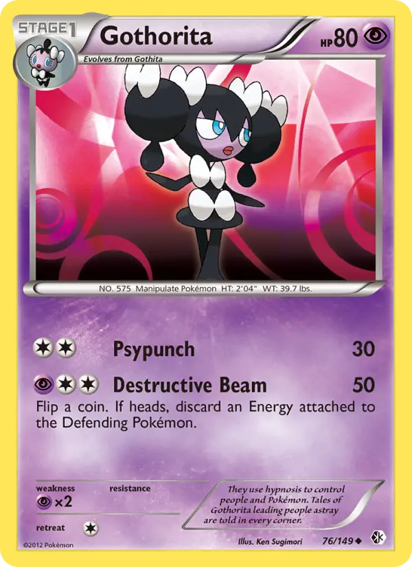Gothorita 76 card from Boundaries Crossed
