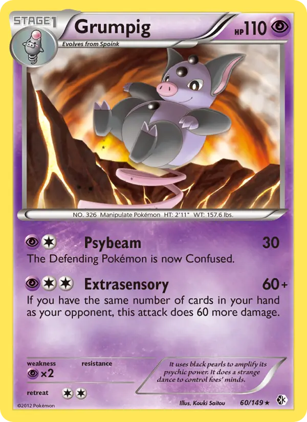 Grumpig 60 card from Boundaries Crossed