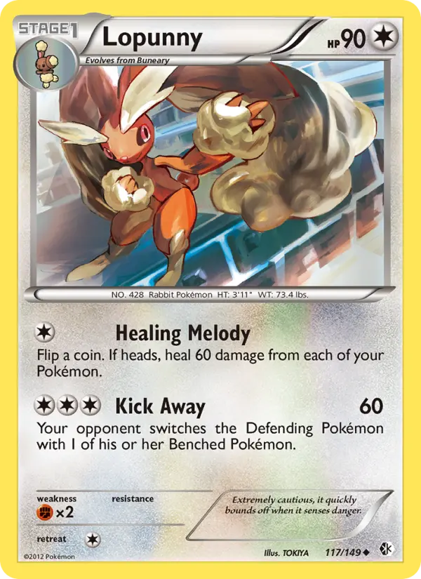 Lopunny 117 — Boundaries Crossed 117, Normal finish