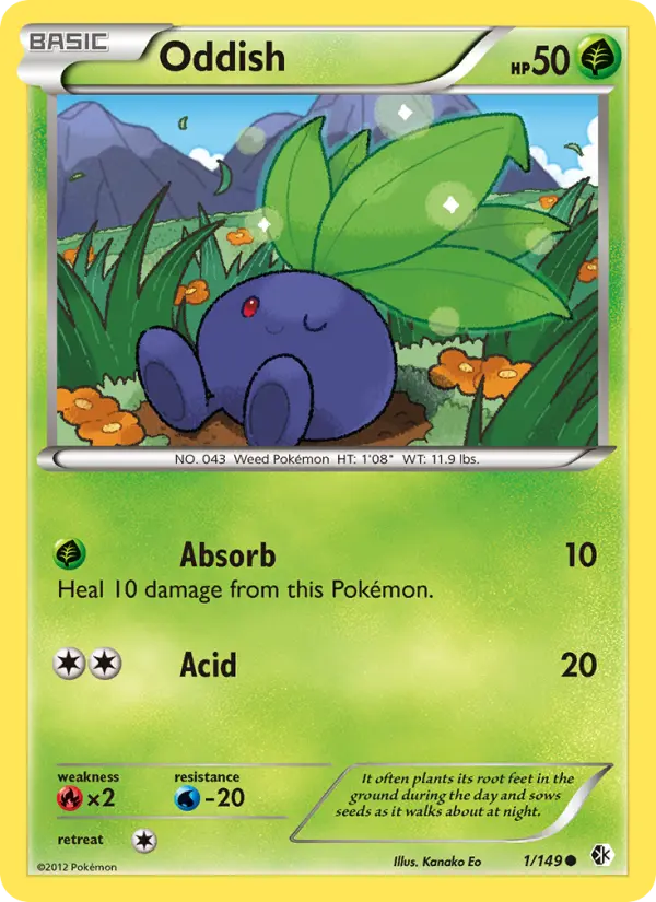 Oddish 1 — Boundaries Crossed 1, Normal finish