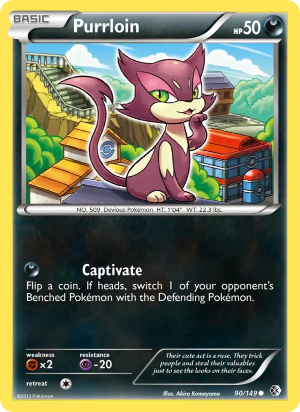 Purrloin 90 card from Boundaries Crossed
