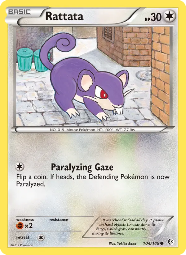 Rattata 104 — Boundaries Crossed 104, Normal finish