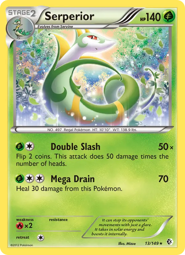 Serperior 13 card from Boundaries Crossed