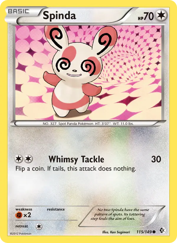 Spinda 115 — Boundaries Crossed 115, Normal finish
