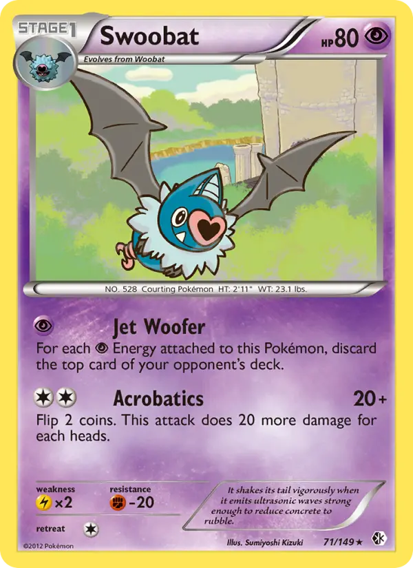 Swoobat 71 card from Boundaries Crossed