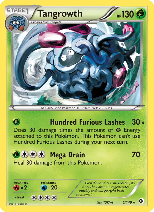 Tangrowth 6 card from Boundaries Crossed