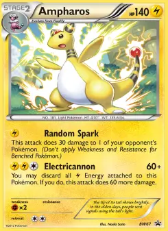 Ampharos — BW Black Star Promos #BW67