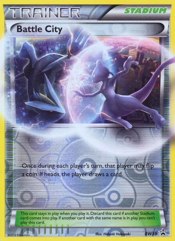 Battle City BW39 — BW Black Star Promos BW39, Holofoil finish