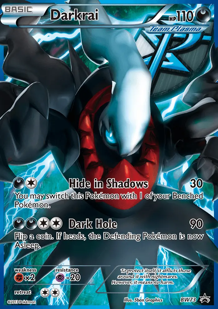 Darkrai BW73 card from BW Black Star Promos