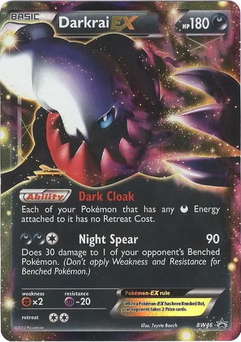 Darkrai-EX BW46 — BW Black Star Promos BW46, Holofoil finish