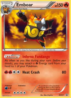 Emboar BW21 — BW Black Star Promos