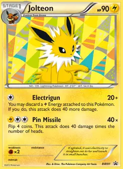 Jolteon — BW Black Star Promos #BW91
