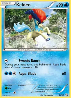 Keldeo BW60 — BW Black Star Promos